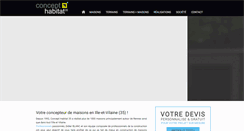 Desktop Screenshot of concepthabitat35.com